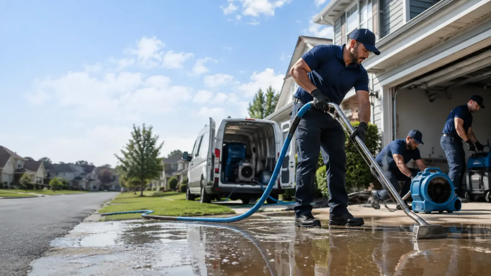 Flood Damage Restoration in Empire, OH